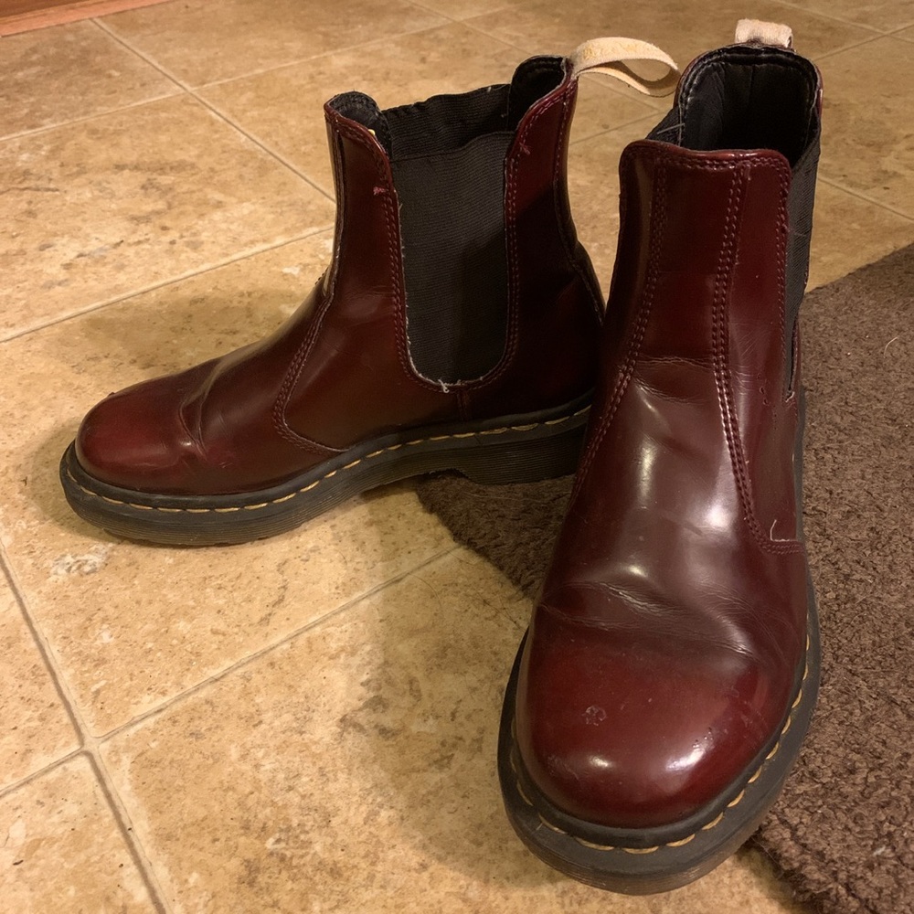 Vegan leather dr.martens boot